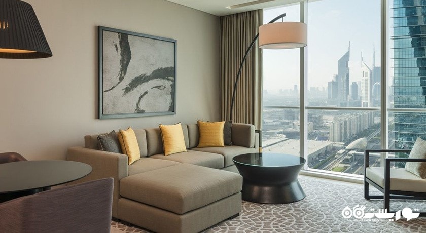 محوطه نشیمن آپارتمان یک خوابه