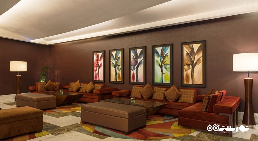 نمای محوطه نشیمن لابی هتل