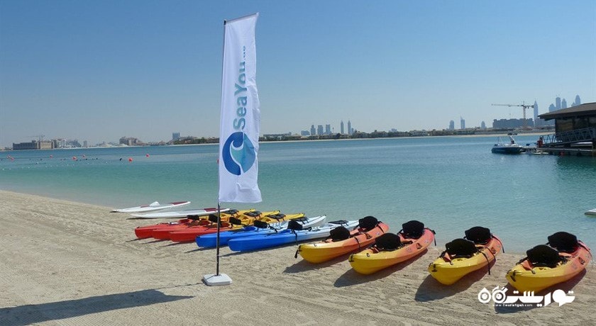 قایق سواری در ساحل اختصاصی هتل