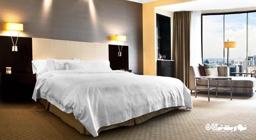 نمای تخت بزرگ اتاق پرمیوم