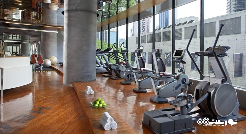 تردمیل های سالن ورزشی هتل