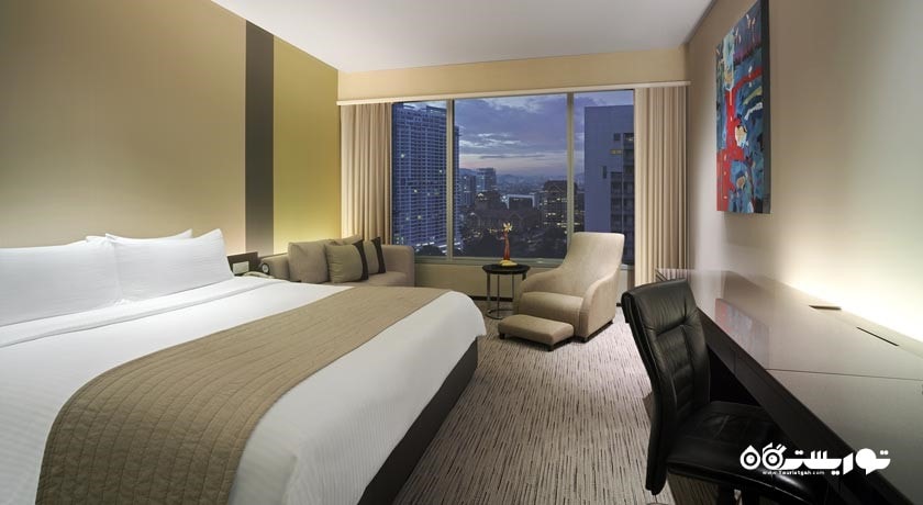 نمای تخت بزرگ اتاق کلاب