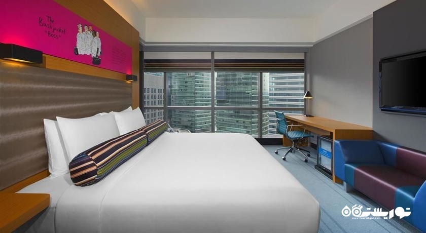 نمای تخت بزرگ اتاق استاندارد