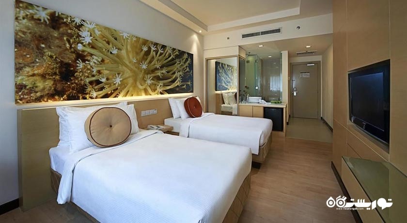 تخت های توئین اتاق دلوکس