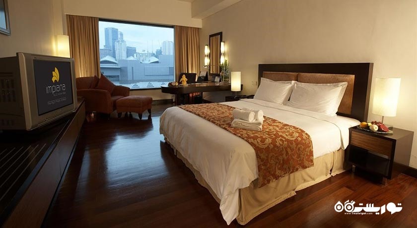 نمای تخت بزرگ اتاق سوپریور