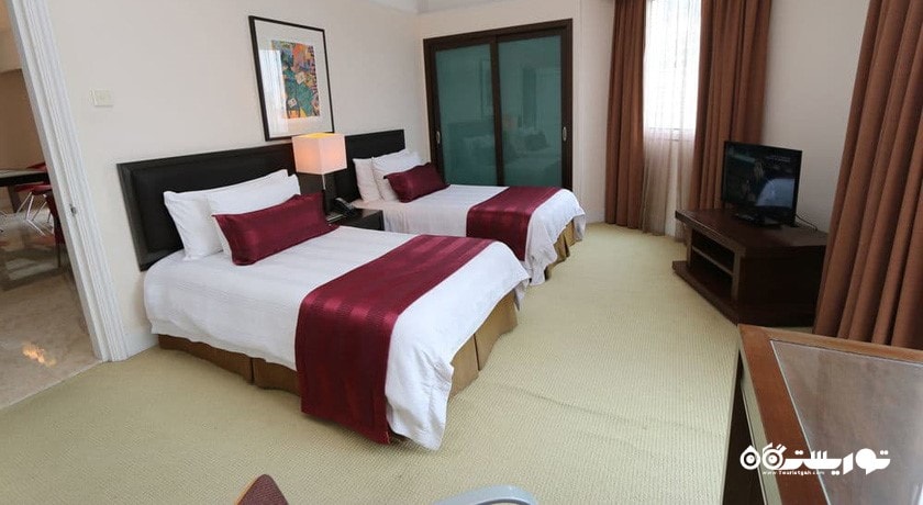 تخت های توئین آپارتمان پرمیر دوخوابه