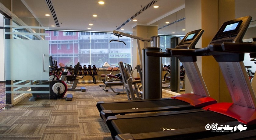 تردمیل های سالن ورزشی هتل