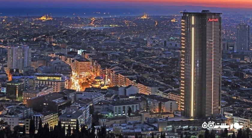 نمای کلی هتل استانبول ماریوت شیشلی