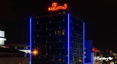 نمای شب هتل رسکات آسیا استانبول
