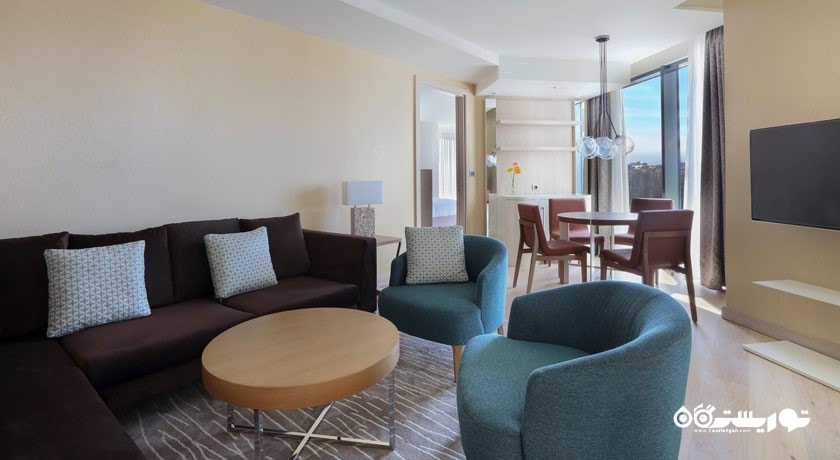 محوطه نشیمن سوئیت یک خوابه