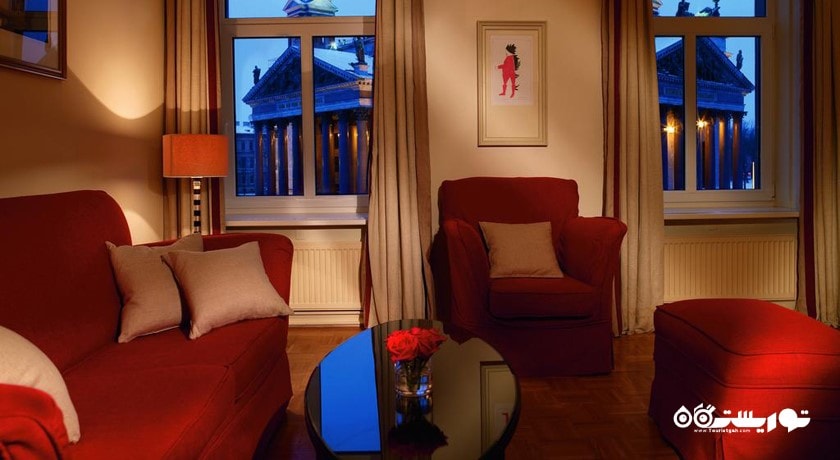 محوطه نشیمن سوئیت دلوکس