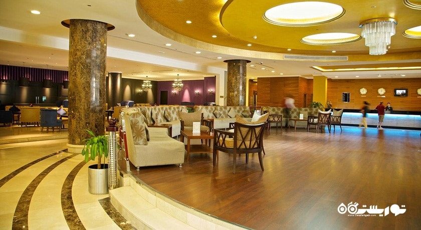 نمای لابی هتل کسلز البرشا دبی