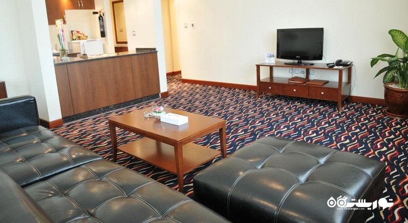 محوطه نشیمن سوئیت دوخوابه