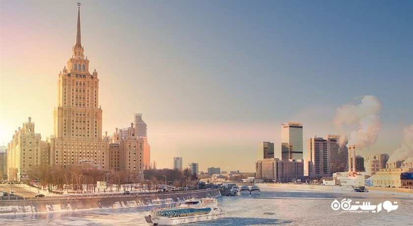 نمای زمستانی هتل رادیسون رویال