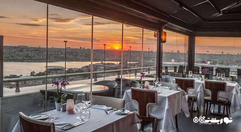 نمایی از رستوران پارک شمدان