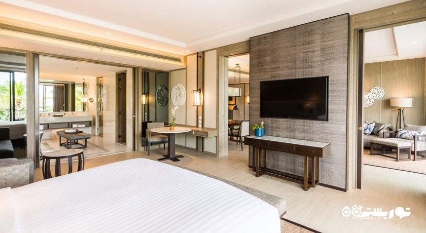 نمای تخت بزرگ سوئیت یک خوابه