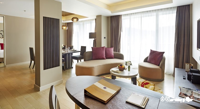 محوطه نشیمن سوئیت دلوکس