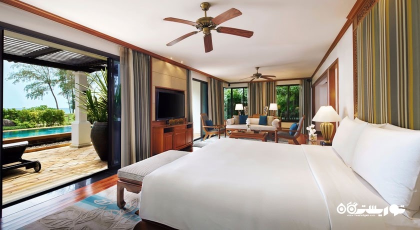 نمای تخت بزرگ سوئیت پول