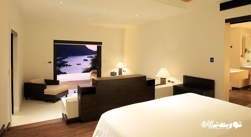 نمای تخت بزرگ سوئیت پول