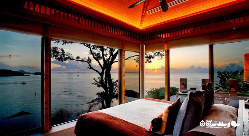 نمای تخت بزرگ ویلا لاکچری تیپ بی