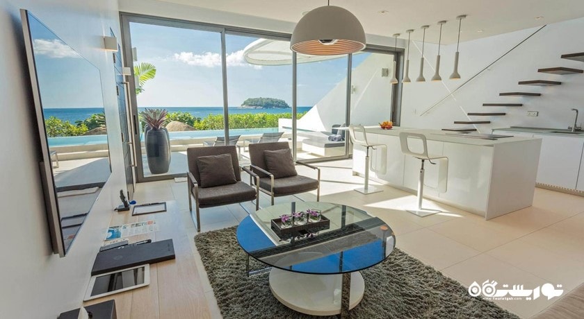 محوطه نشیمن ویلا اوشن