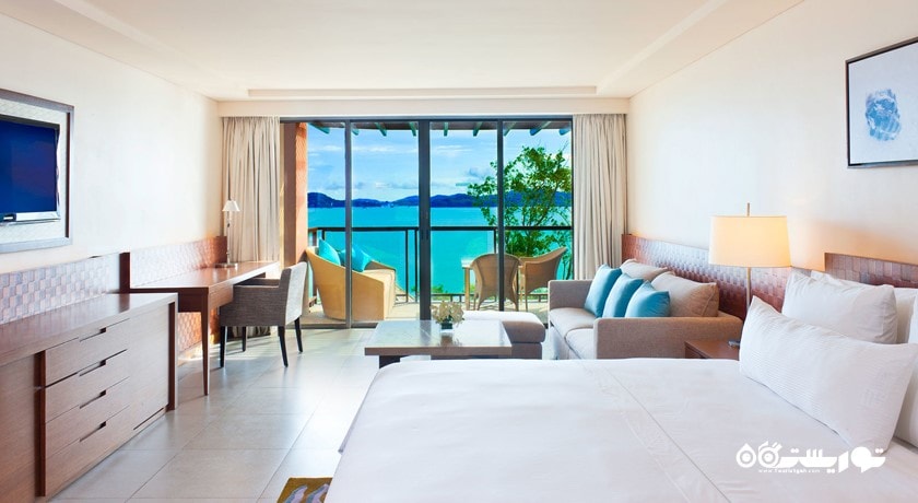 نمای تخت بزرگ اتاق دلوکس