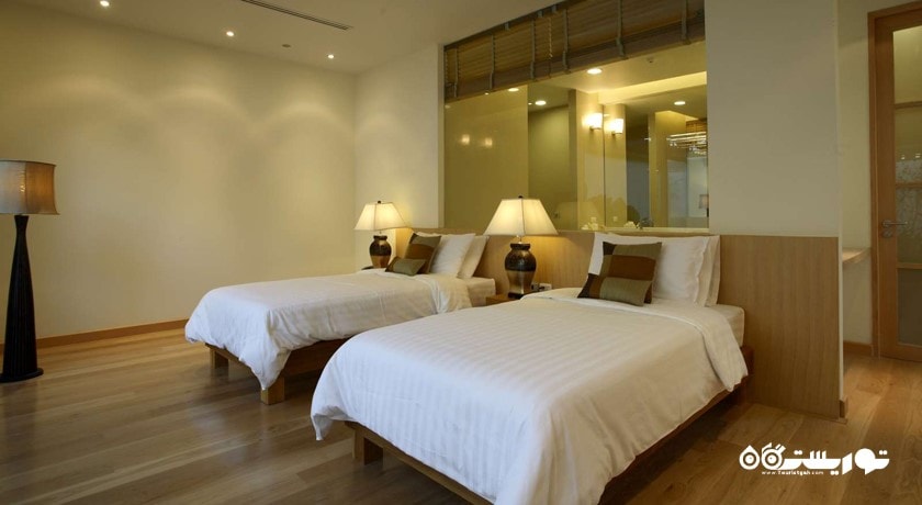 تخت های توئین ویلا دلوکس سه خوابه