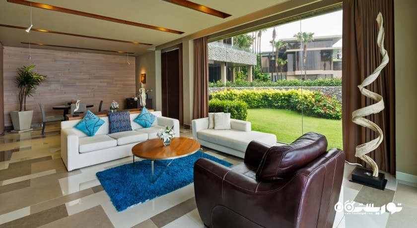 محوطه نشیمن ویلا گاردن