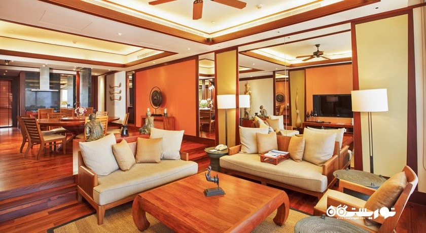 محوطه نشیمن سوئیت یک خوابه