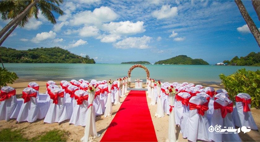 برگزاری جشن و مراسم در ساحل هتل