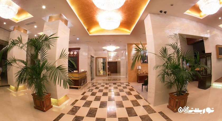 نمای لابی هتل گلدن کوست
