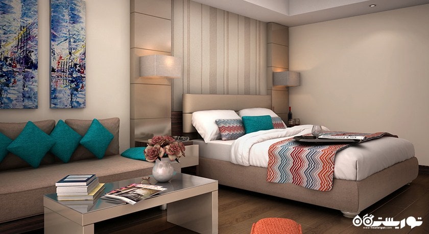 اتاق دلوکس هتل آریا کلاروس بیچ اَند اسپا ریزورت	