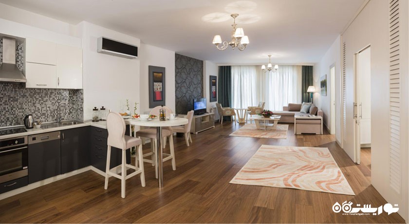 نمای کلی سوئیت دلوکس دو خوابه