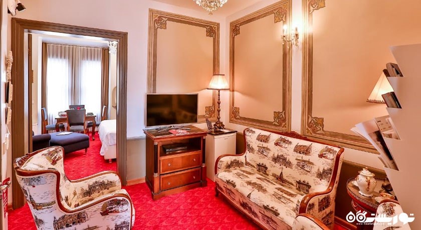 محوطه نشیمن سوئیت دو خوابه	