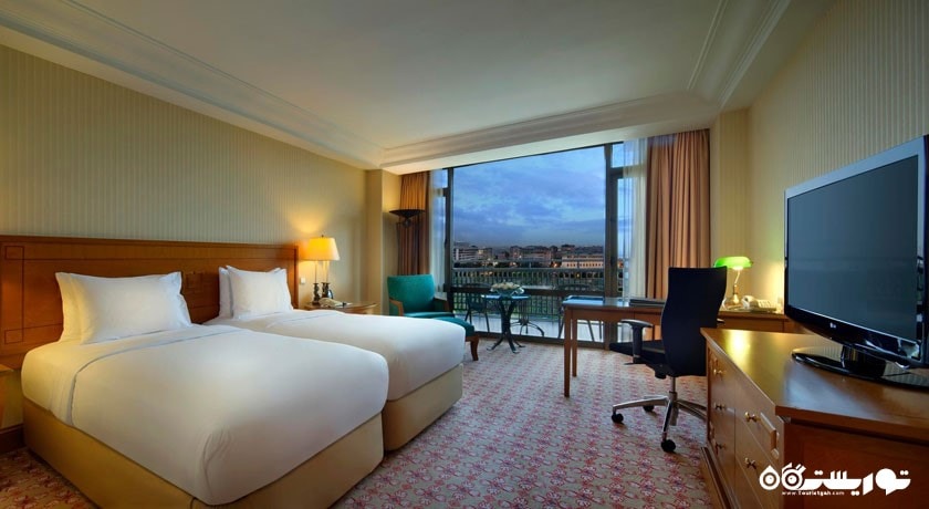 اتاق توئین هتل هیلتون استانبول بسفروس