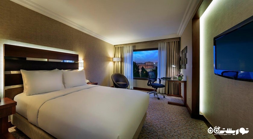 اتاق دبل هتل هیلتون پارکسا استانبول	