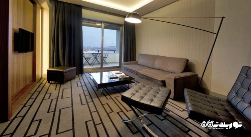 محوطه نشیمن سوئیت هتل	