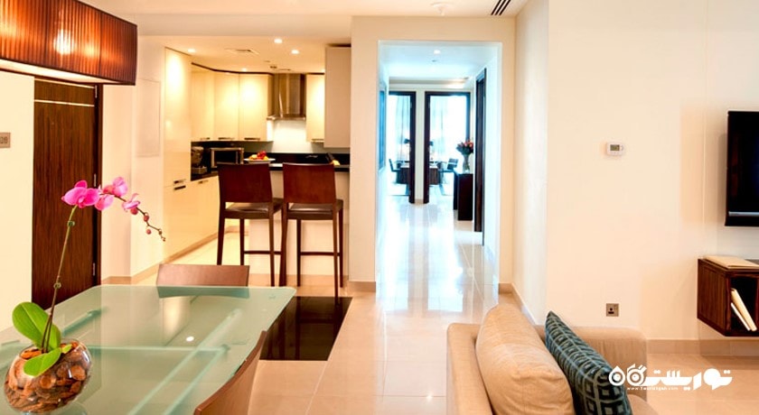 محوطه نشیمن آپارتمان سه خوابه