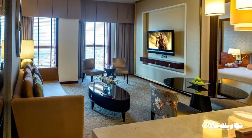 محوطه نشیمن سوئیت یک خوابه