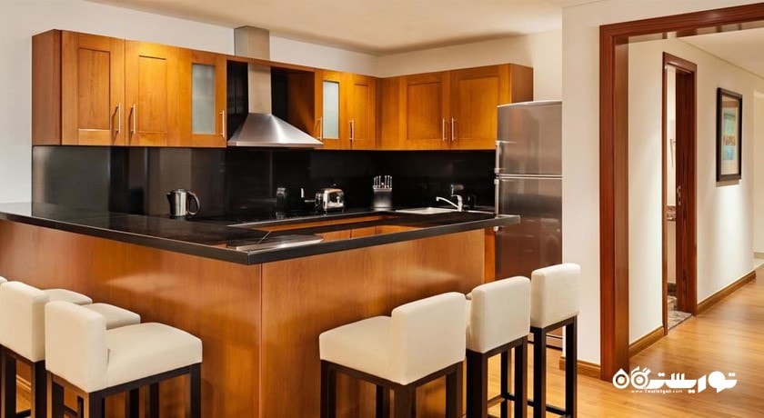 نمایی از آشپزخانه اتاق ها هتل