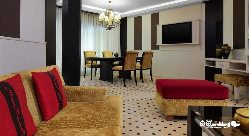 نمای محوطه نشیمن سوئیت کلاب