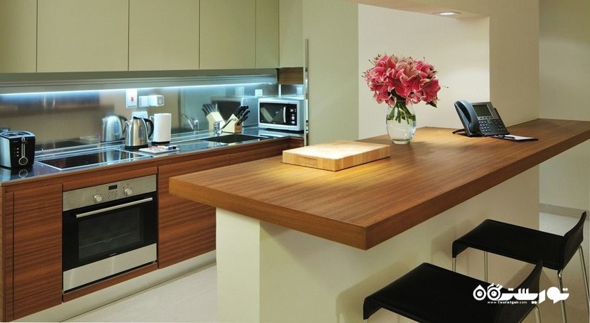 آشپزخانه اقامتگاه دوخوابه