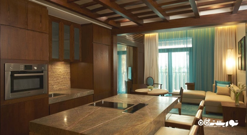 نمای آشپزخانه آپارتمان یک خوابه