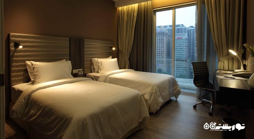 تخت های توئین آپارتمان دوخوابه دلوکس