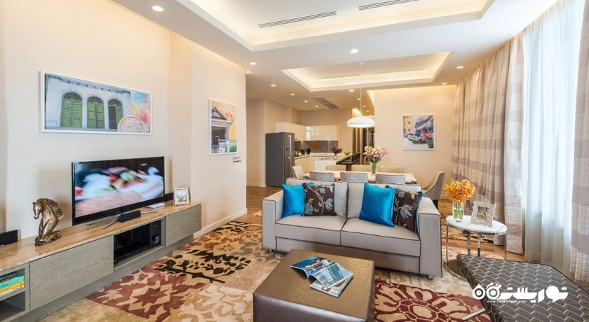 محوطه نشیمن سوئیت پنت هاوس