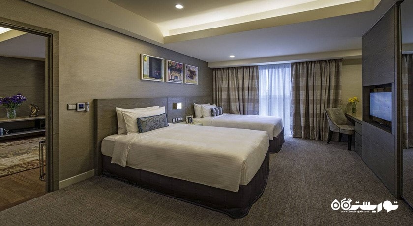 تخت های توئین آپارتمان پرمیر دوخوابه