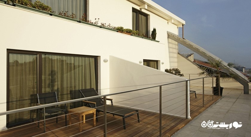 نمایی از تراس سوئیت کرنر