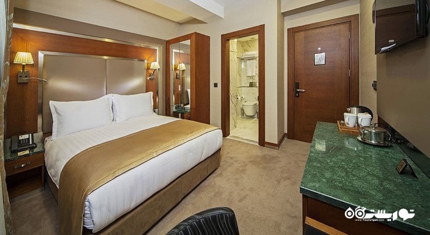 نمای تخت بزرگ اتاق سینگل