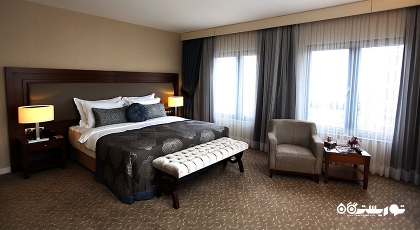 نمای تخت بزرگ اتاق اگزکیوتیو