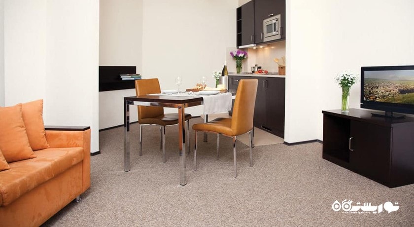 محوطه نشیمن آپارتمان دلوکس